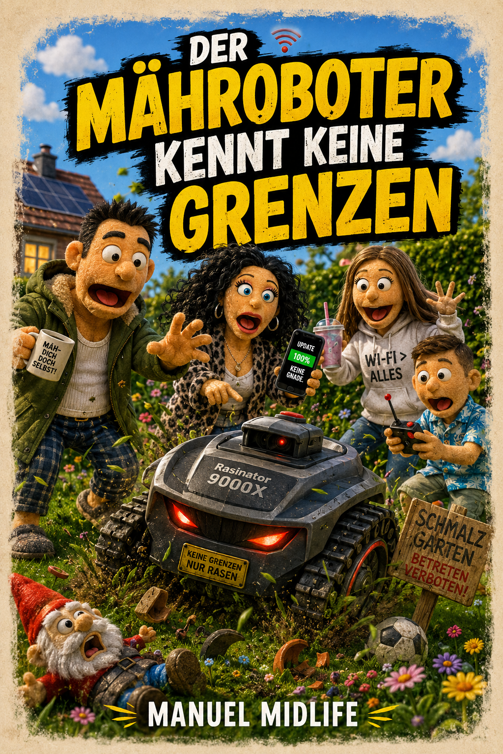 Cover Der Mähroboter kennt keine Grenzen
